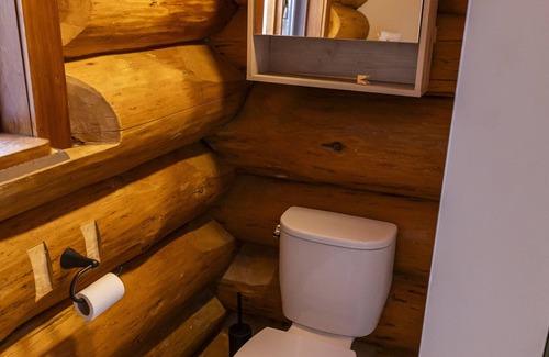 Vernon Cabin | The View Point Lodge - sauna/cold plunge/hot tub