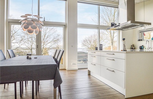 Hjarbæk House | This beautiful cottage offers excellent views as it is elevated.