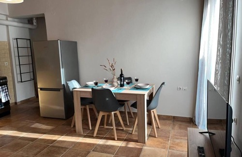 Raches Apartment | This modern and stylish apartment is located in the center of Christos, Raches.