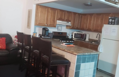 West Bronx House | This room is a simple quiet getaway for a family or a couple.