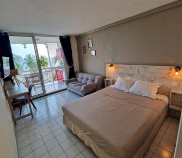 Le Diamant Apartment | Ti Dyaman - Studio vue mer & accès piscine gratuit