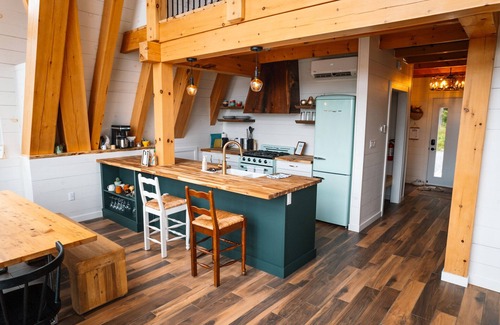 Alban Cabin | Timber A-Frame Cabin on French River