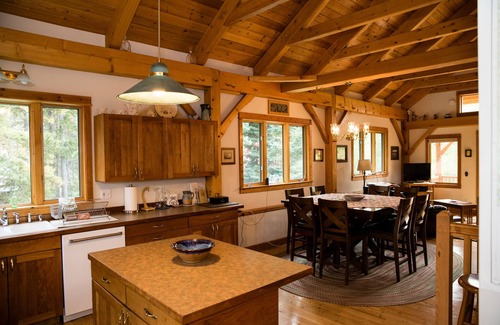 East Glacier Park Village House | Timber Frame Guest Home