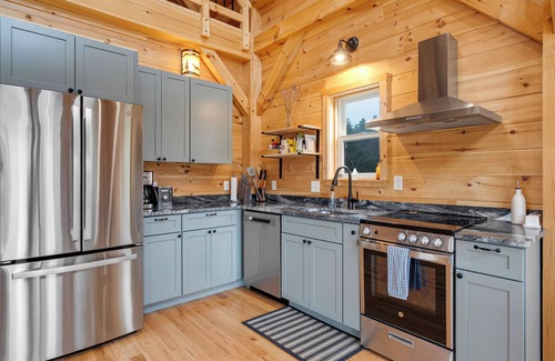 Bethel House | Timberframe North- Charming Chalet in the Mountains of Maine