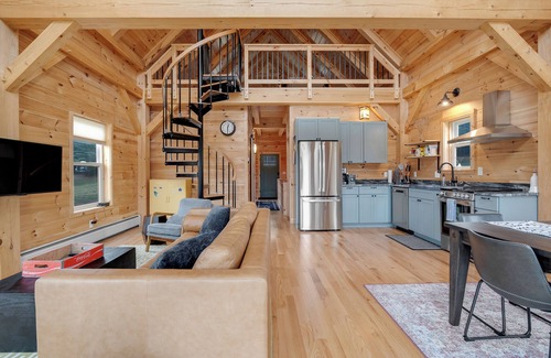 Bethel House | Timberframe North- Charming Chalet in the Mountains of Maine