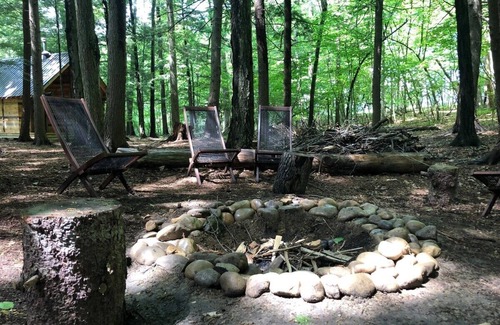 Newtonville Cabin | TimberTown Cabin #1 at June Farms, GLAMPING at it's finest!