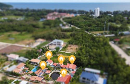 Ban Phe House | Tina's Living Paradise II - Guesthouses with private pool, 5 min to beach