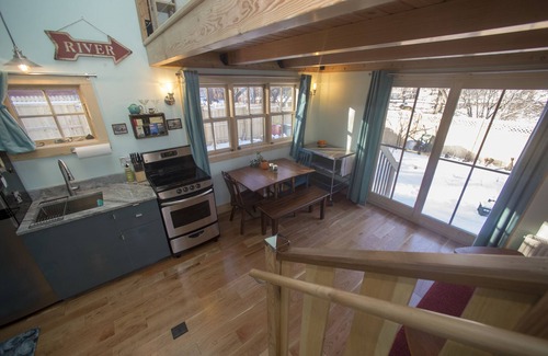 Centennial House | Tiny House by the Winooski Falls , Vermont River House