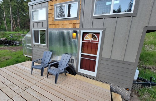 Deadwood Cottage | Tiny House in the meadow on Two Bit Creek. Minutes from Deadwood and Sturgis.