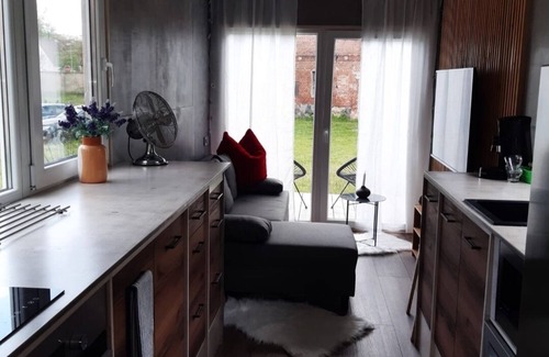 Werder upon Havel House | Tiny house in the middle of the village, tiny house in the countryside, the church bells wake you up