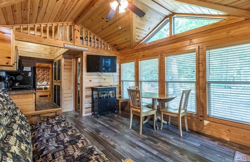 Nevis House | Tiny house nestled in the woods with lake view. Pets Accepted!