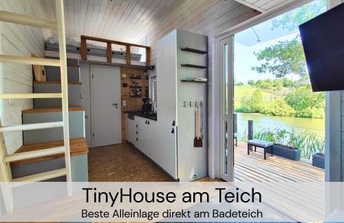 Buhlau House | TinyHousebeiDresden klein aber fein, beste Alleinlage direkt am Naturteich, große Terrasse - Nähe Sächsische Schweiz und Dresden