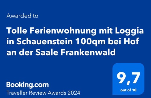 Schauenstein Apartment | Tolle Ferienwohnung mit Loggia in Schauenstein 100qm bei Hof an der Saale Frankenwald