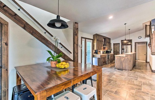 Tool House | Tool Waterfront Home with Hot Tub and Fire Pit!