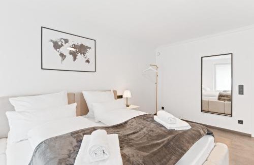 Ludwigsburg Apartment | TOP Apartments - Stilvolle Wohnung im Stadtzentrum - Loggia - Kingsize Bett - Smart TV - Netflix - 60qm - 24h Check-In