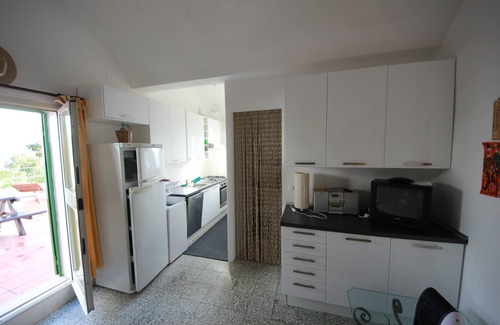 Arenella Villa | Top floor in a stunning villa on the sea with panoramic terrace and tennis court