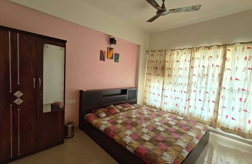 Kalol Apartment | Top Floor with Stadium View in Lush Green Heaven
