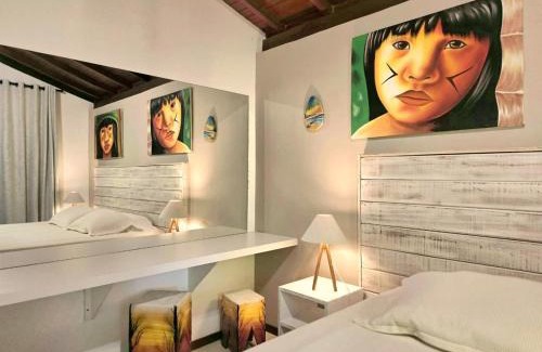 Arraial d'Ajuda House | Top Houses Casa Amarela 3 quartos praia Araçaípe