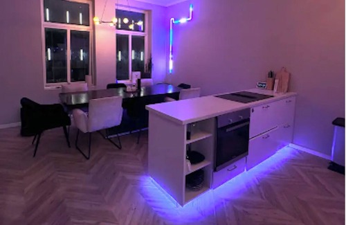 Skien Apartment | Top View Pent house luxury Penthouse in the middle of ibsens street City Senter