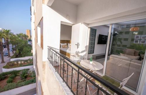 Quartier Hassan Apartment | Tradition Meets Modern: 2BR Flat in Rabat Hassan