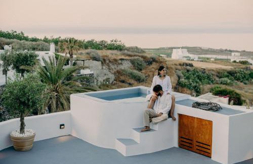 Vourvoulos Villa | Traditional Cave Villas with Jacuzzi, Terrace and Sea view - Sando