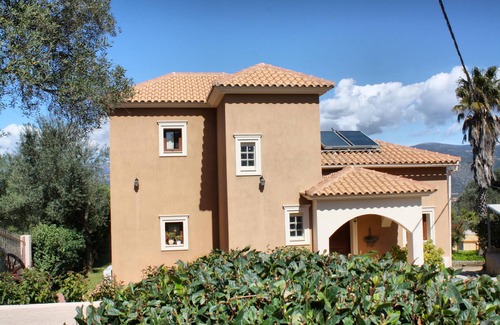 Lakithra Villa | Traditional Villamandola, Private Pool,in lakithra, View Of Argostoli Bay.