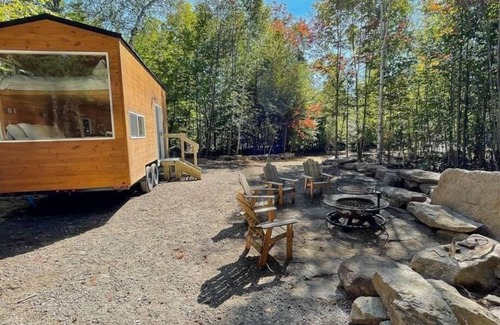 Dorchester Apartment | Trailside Stays - Tiny House in the Woods-Escape to Nature. Cardinal
