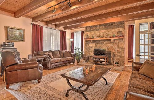 Carson Springs House | Tranquil Smoky Mountain Cabin with Porch and Fire Pit