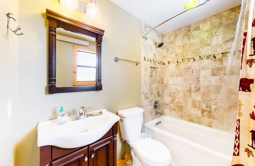 Grand Lake Apartment | Tree-lined studio with lake views, patio, & kitchenette