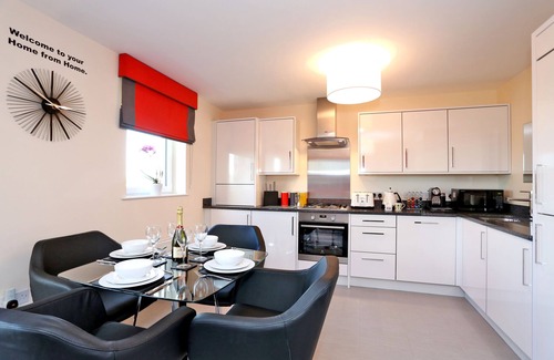 Dyce Apartment | Trendy apartment a short drive from Aberdeen City