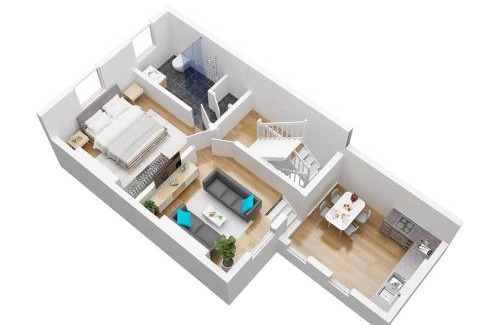 Newport Apartment | Trendy Urban Suite 140mtrs to Train Station