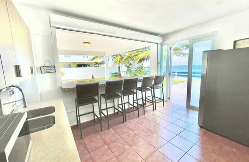 Playa Fortuna House | True Beachfront Stay in Luquillo, Hear the Waves – Steps to Food & Fun