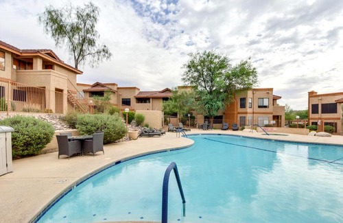 Quail Canyon Apartment | Tucson Escape with Outdoor Community Pool and Hot Tub!