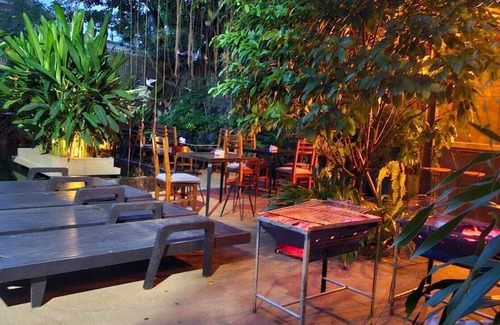 Taphul Village Area Villa | Tushita Villa Pool and Gardens