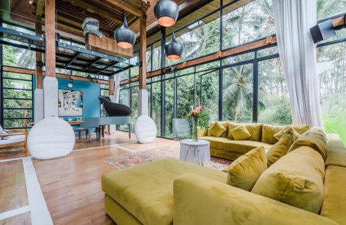 Mas Villa | Twin House Ubud - Stay Where Art Meets Architecture - Ubud Designer Villa Retreat