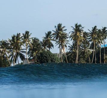 Thulusdhoo Island Hotel | TWIN PALMS 'Beach House' - New surf front location