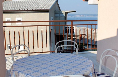 Novi Vinodolski Apartment | Two bedroom apartment with terrace and sea view Novi Vinodolski (A-5587-a)