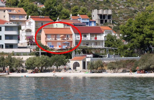 Marina Apartment | Two bedroom apartment with balcony and sea view Marina, Trogir (A-6116-d)