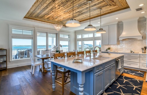 Vilano Beach House | Two Luxury Home Complex, Oceanfront, Brand New and Custom, Views, Gourmet Kitchens, Arcade, Fire Pit