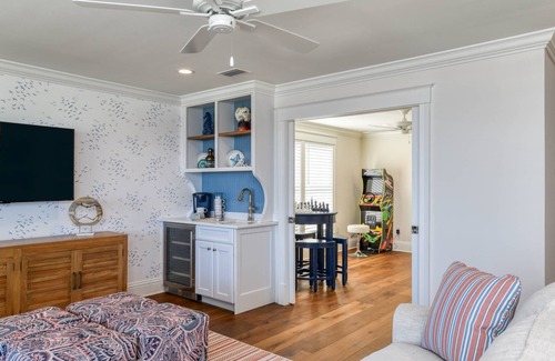 Vilano Beach House | Two Luxury Home Complex, Oceanfront, Brand New and Custom, Views, Gourmet Kitchens, Arcade, Fire Pit