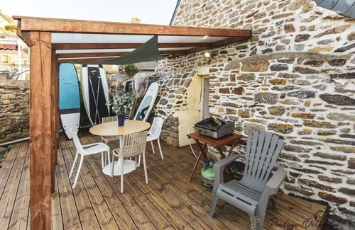 Saint-Michel-en-Greve House | " Ty Ar Mor " Maison de la Mer, à 40 m de la Plage