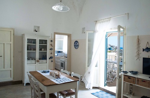 Marina di Novaglie House | Typical dwelling with terrace facing the sea 30mt from the beach Novaglie