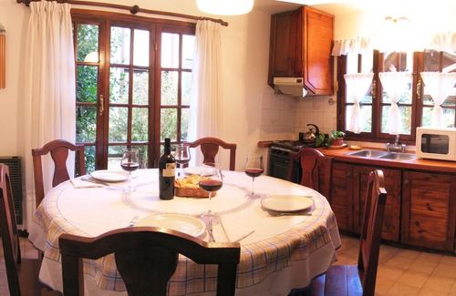 San Martin de los Andes Cabin | Tyrolean Style Cabins - Backyard With Stream - Near To Downtown