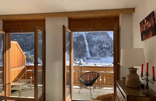 Saas-Fee Apartment | Unique 1 bedroom with stunning views.