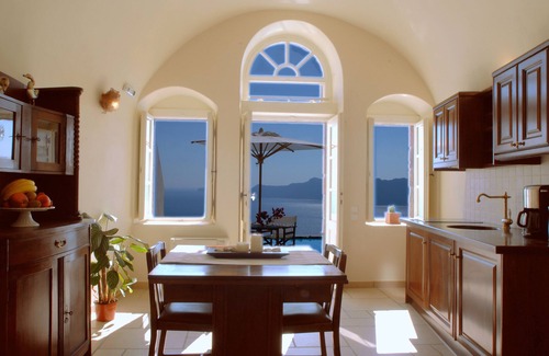 Oia Villa | Unique 1868 Winery Canava - Caldera View, Private Pool, Hot tub, Sunbathing deck