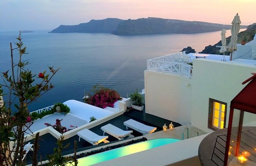Oia Villa | Unique 1868 Winery Canava - Caldera View, Private Pool, Hot tub, Sunbathing deck