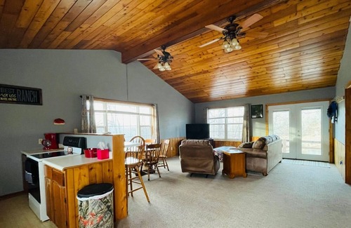 Bowring House | Unique Cabin with Pond away in the woods
