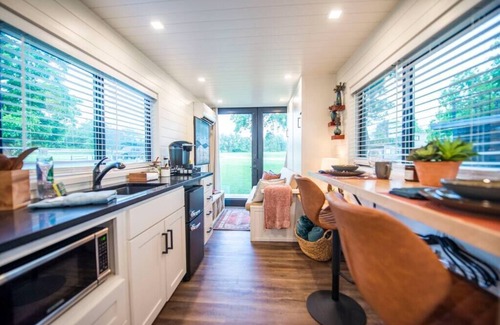 Waco House | Unique Container Home with Skyline Views