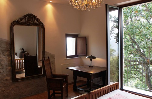 Pietranico House | Unique house with residential tower and swimming pool, mountain view, silence, child friendly
