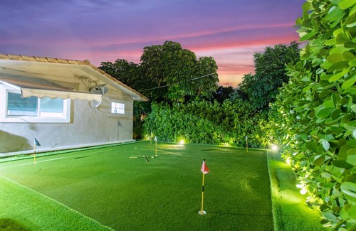 North Miami Beach Villa | Unique Villa with a Cabana, Arg Grill, Pool & Mini Golf